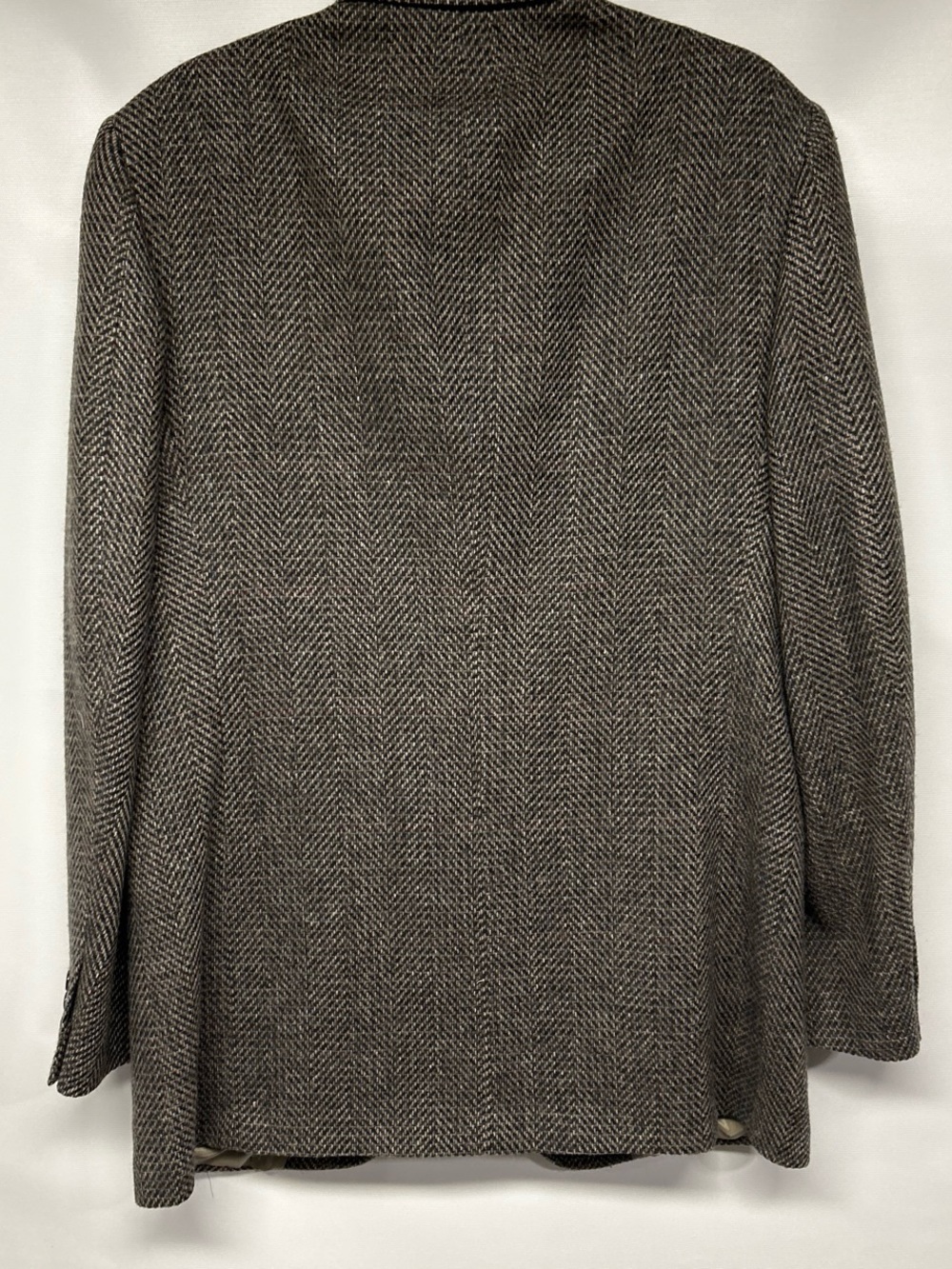 Pierre Cardin Brown and Gray Herringbone Sport Coat - Picture 3 of 5